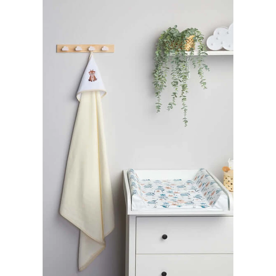 Badetücher 100X100 Beige Hirsche
