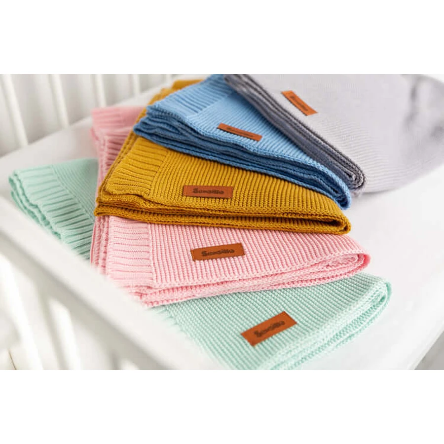 Bamboo and Cotton Blanket Grey 100X80