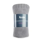 Bamboo and Cotton Blanket Grey 100X80