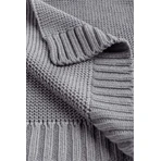 Bamboo and Cotton Blanket Grey 100X80