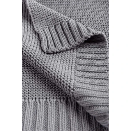 Bamboo and Cotton Blanket Grey 100X80