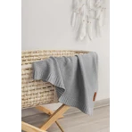 Bamboo and Cotton Blanket Grey 100X80