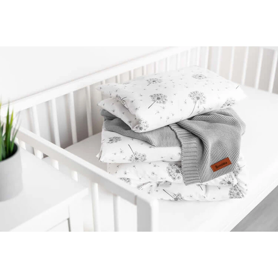 Bamboo and Cotton Blanket Grey 100X80