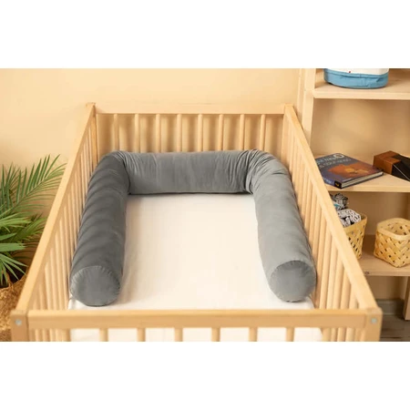 Kinderbettbezug Velvet Grey