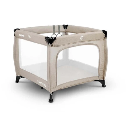 Laufstall Quadra Braun Caretero
