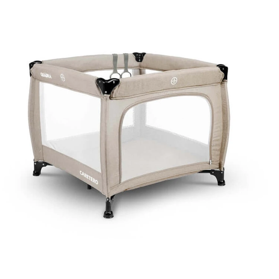 Laufstall Quadra Braun Caretero