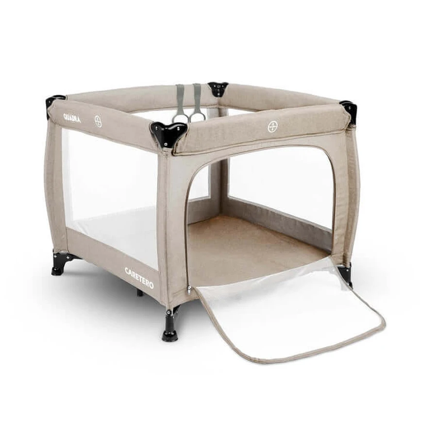 Laufstall Quadra Braun Caretero