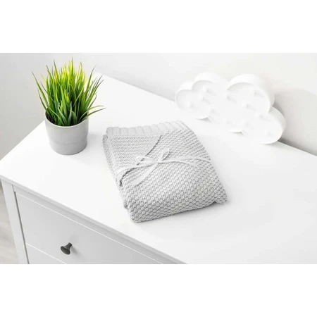 Deken Met Kap Grijs 90X85