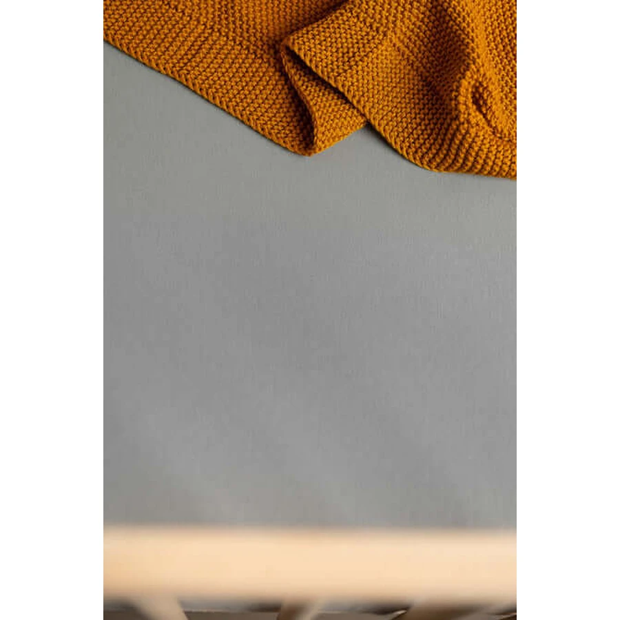 Cotton Sheet With Elastic Jersey Deluxe Grey 60X120 Sensillo