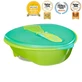 Vacuum Feeding Bowl Green Vital Baby