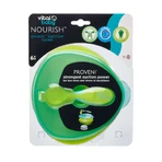 Vacuum Feeding Bowl Green Vital Baby