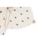 Muslin Poncho Bears Beige Sensillo