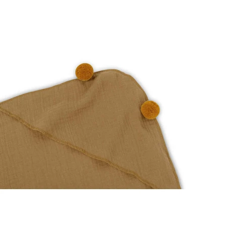 Soft Bathroom Towel Muslin 75X75 Eg Mustard-0200 Sensillo