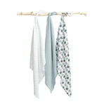 Pañales Bambú 3 Piezas Erizo Azul 70X80 Sensillo