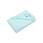 Babyhandtuch mit Kapuze 100X100 Sm Hund Blau Sensillo