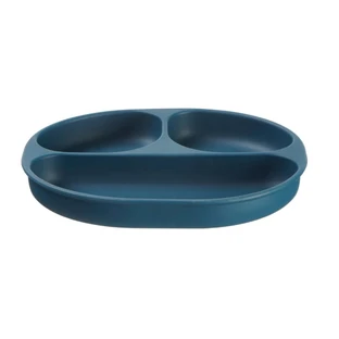 Plato Silicona Con Vacio 4+ Meses Azul Vital Baby
