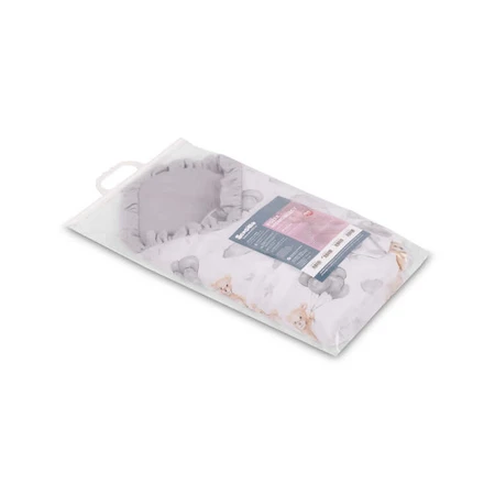 Couche de décharge Musseline Gris Teddy 75X75 Sensillo