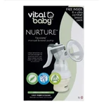 Manuelle Stillpumpe Flexzone + 6 Stück Vital Baby Pads