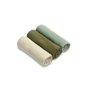 Couches en mousseline Uniform Green 3 Count 60x80cm