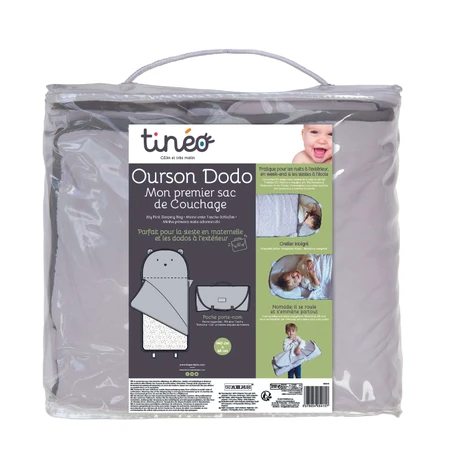 Schlafsack Schlafender Bär Für Kinder 2 bis 6 Jahre 140X65Cm Tineo