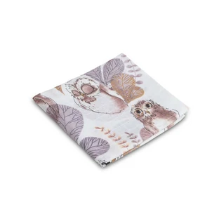 Muslin Swaddling Diaper - Owl 70X80