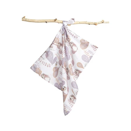 Muslin Swaddling Diaper - Owl 70X80