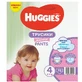 Culotte de protection Soft Comfort Girl No. 4, 9 -14 kg, 72 pièces, Huggies