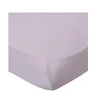 2 Sábanas 60X120cm 100% Algodón Blanco/Morado Babycalin