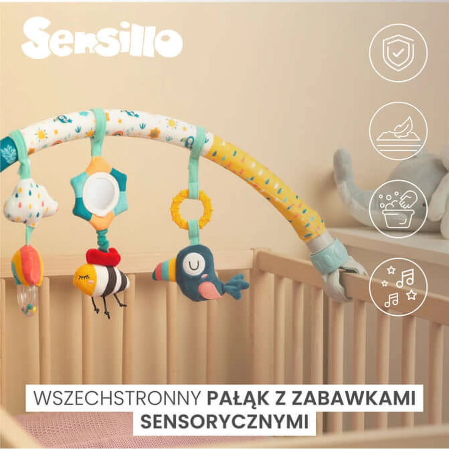 Toy Arch For Stroller Or Bed Ocean Sensillo