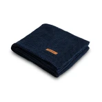 Blanket 100% Cotton Dark Blue 100X80