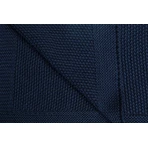 Blanket 100% Cotton Dark Blue 100X80