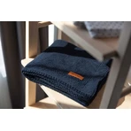 Blanket 100% Cotton Dark Blue 100X80