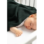 Blanket 100% Cotton Dark Blue 100X80