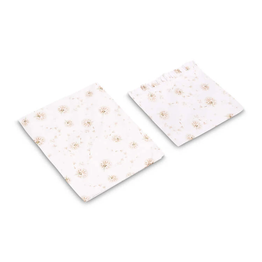 Bedroom Set 2 Pieces Dandelions Beige 100X135 Sm Sensillo