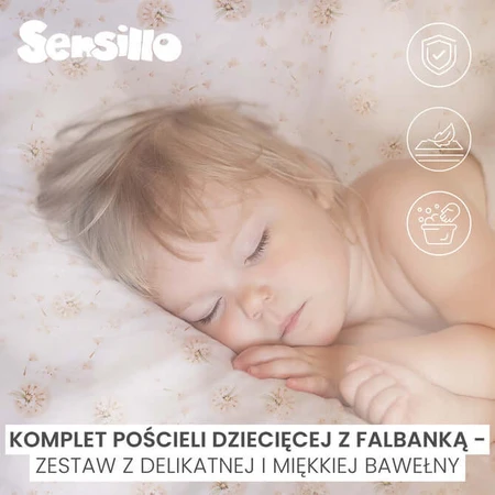 Bedroom Set 2 Pieces Dandelions Beige 100X135 Sm Sensillo