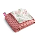 Decke - Retro Rosa Palmen 100X80