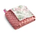 Decke - Retro Rosa Palmen 100X80
