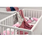 Decke - Retro Rosa Palmen 100X80