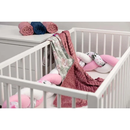 Decke - Retro Rosa Palmen 100X80