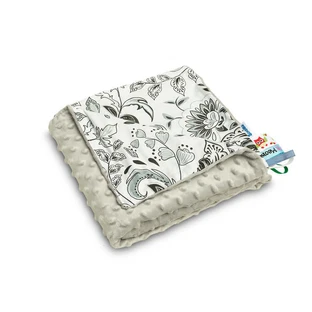 Manta Minky Gris 75 X 100