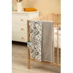 Manta Minky Gris 75 X 100