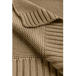 Bamboe en katoen Beige Deken 100X80