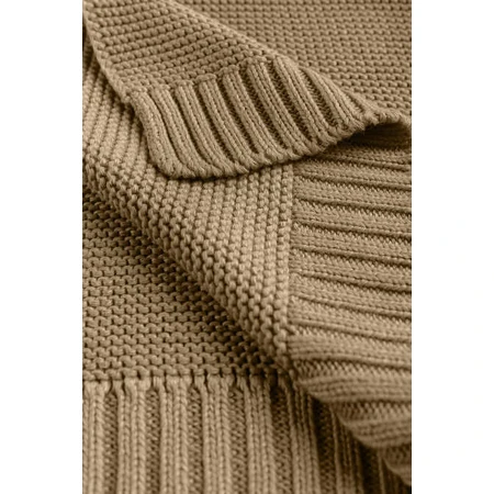 Bamboe en katoen Beige Deken 100X80