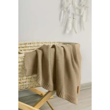 Bamboe en katoen Beige Deken 100X80
