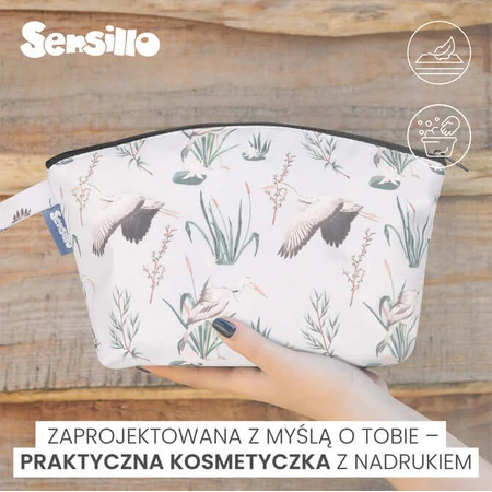 Tragetasche Olive Cranes Sensillo