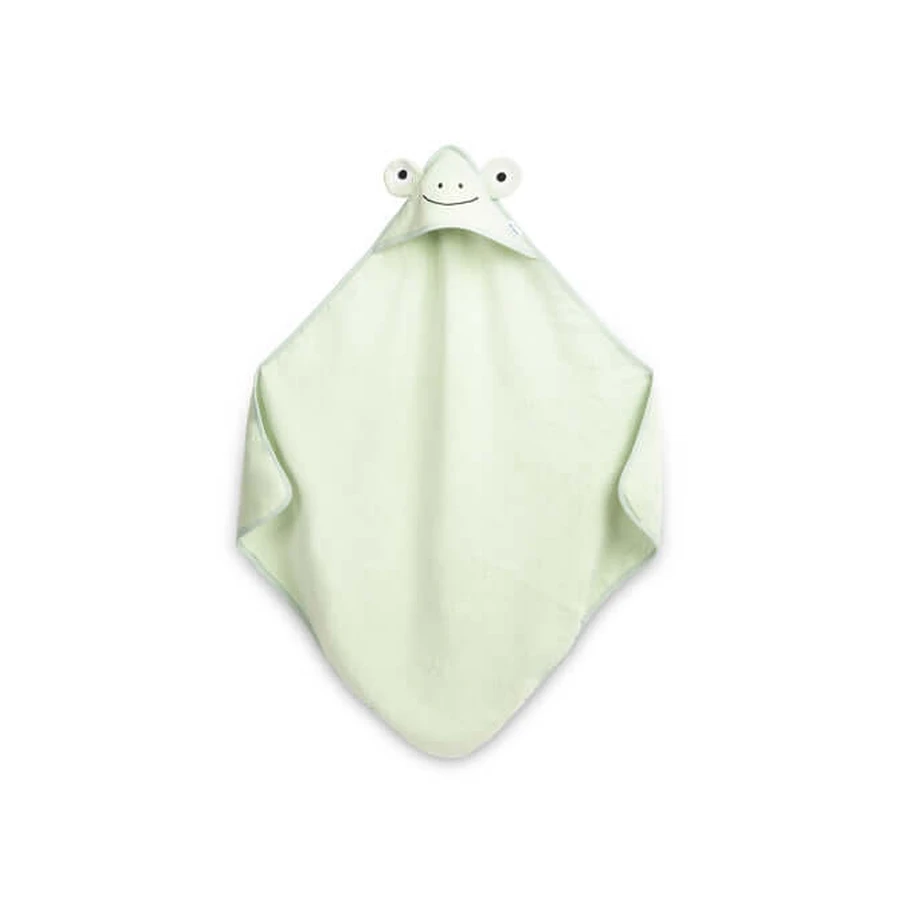 Badetuch Frosch 90X90 Grün