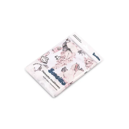 Muslin Swaddling Diaper Peony 120X120 Eg-0156 Sensillo