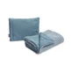 Musselin-Set für Bett oder Kinderwagen Blau