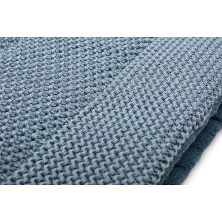 Musselin-Set für Bett oder Kinderwagen Blau