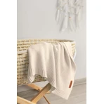Decke aus Bambus und Baumwolle - Cappuccino 80X100